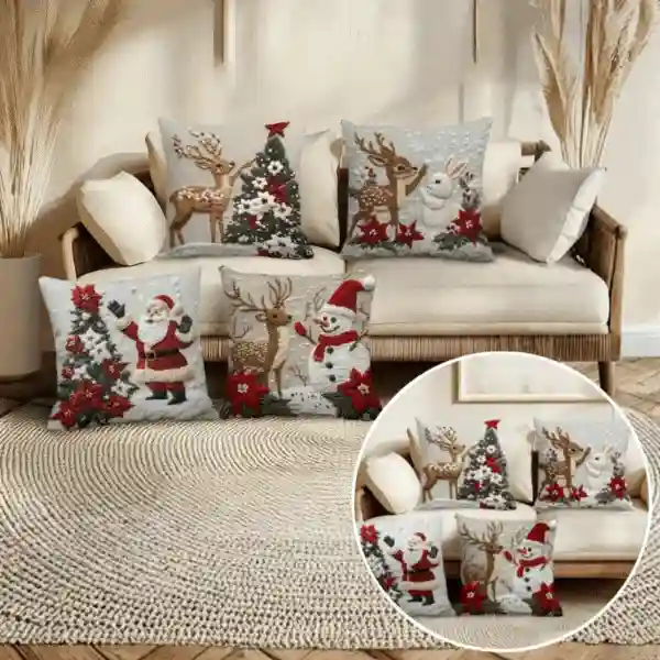 CutePillows, božične prevleke za blazine (4 kosi)