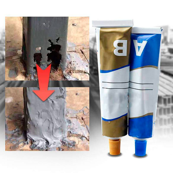 GlueStar, dvokomponentno lepilo za hladno varjenje in enostavna popravila (2 tubi)