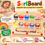 SortBoard, didaktična igrača za razvrščanje in spoznavanje barv